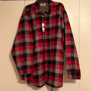 Men’s Wrangler Sherpa lined shirt/light weight jacket